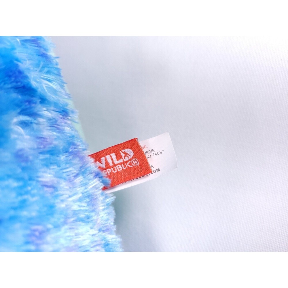 Wild Republic Triceratops‎ Dinosaur Plush Blue Sparkle 12" Toy Stuffed EUC - Picture 6 of 7